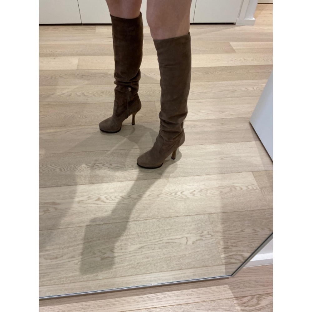 Knee high brown suede boots - Picture 9 of 9